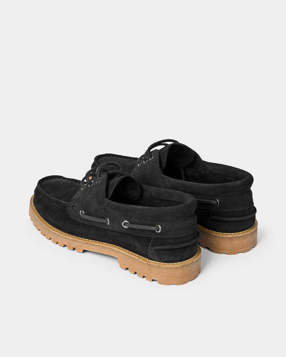 Roy Boat Shoe 'Black'