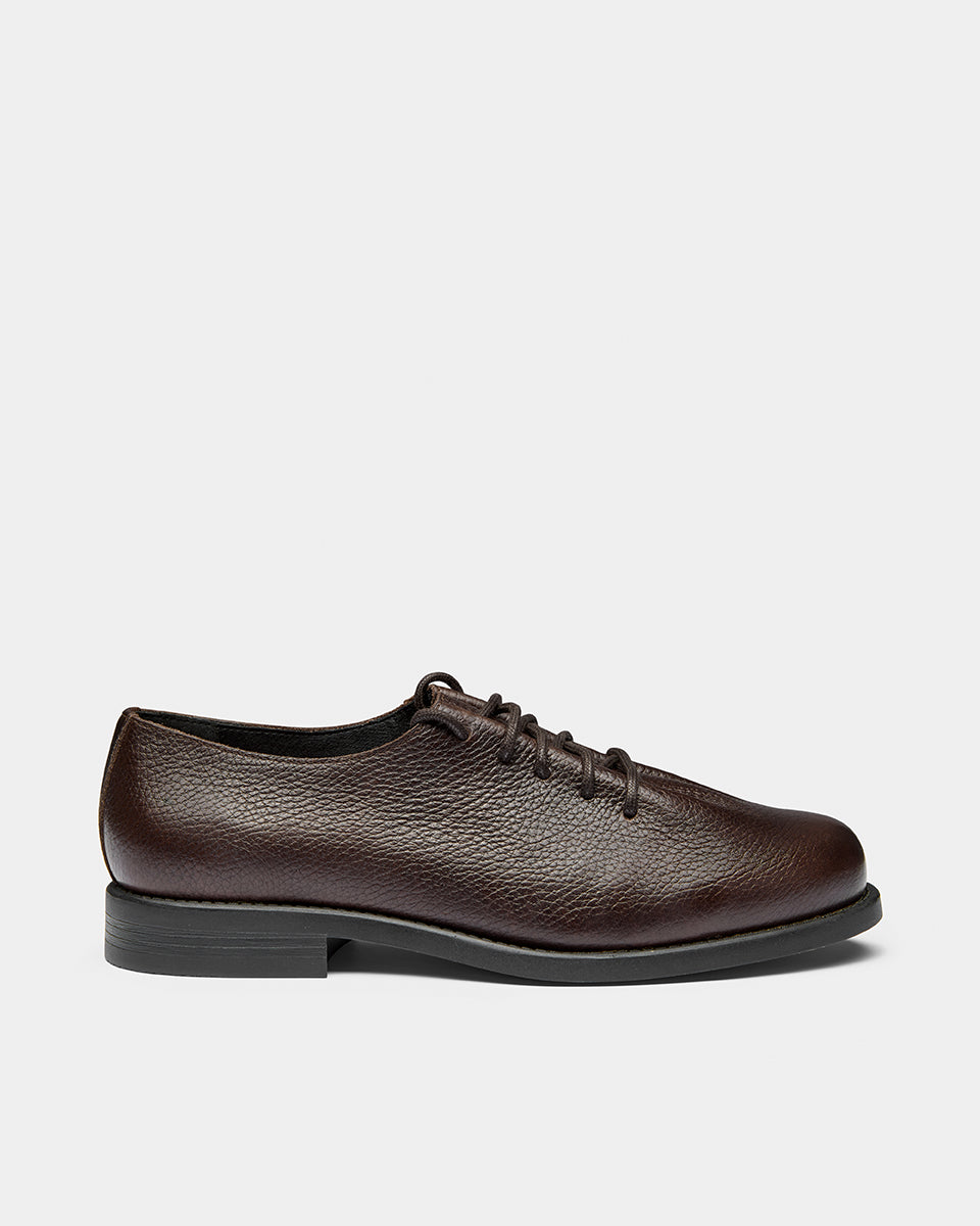 Teo Derby Grained 'Walnut'